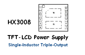 HX3008-TFT-LCD Power Supply