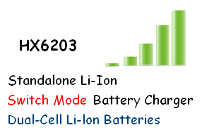 HX6203-Li-Ion Switch Mode Battery Charger